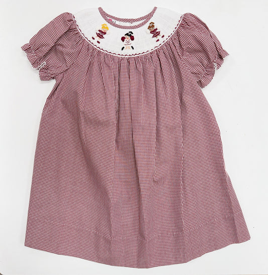 Maroon Cheerleaders Helen Dress