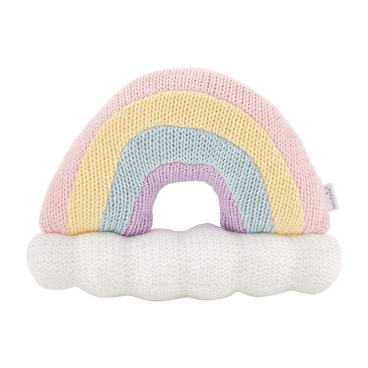 Rainbow Knit Rattle