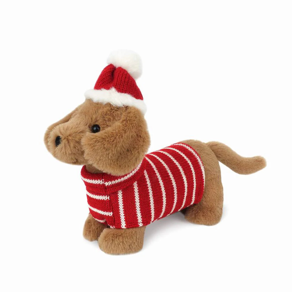Jingle Holiday Dachshund plush