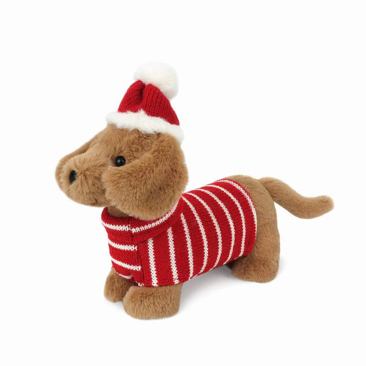 Jingle Holiday Dachshund plush