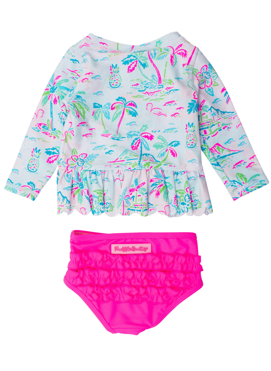 Tropical Resort Scallop Two Piece