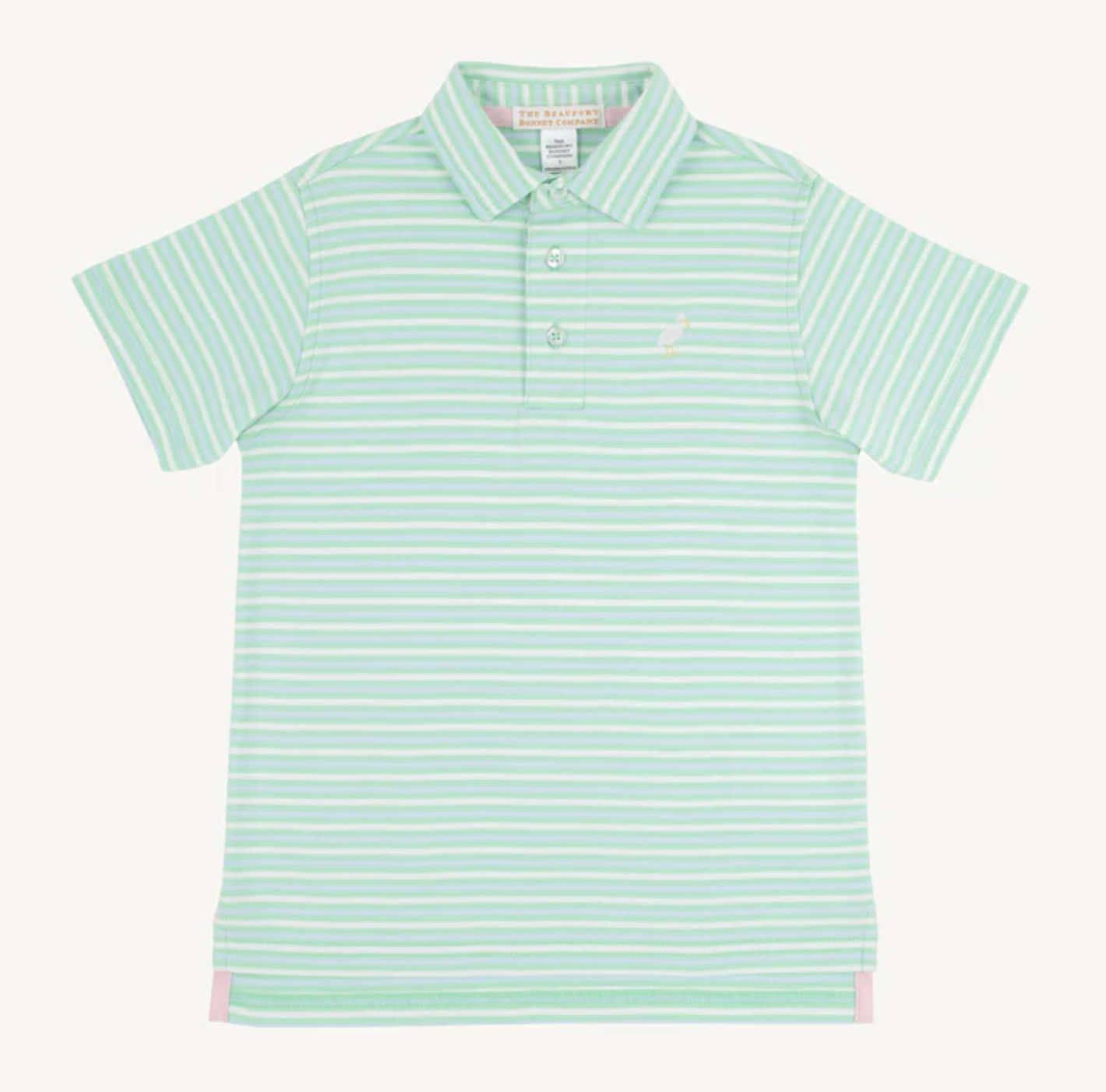 Prim and Proper Short Sleeve Polo - Sumner County Stripe