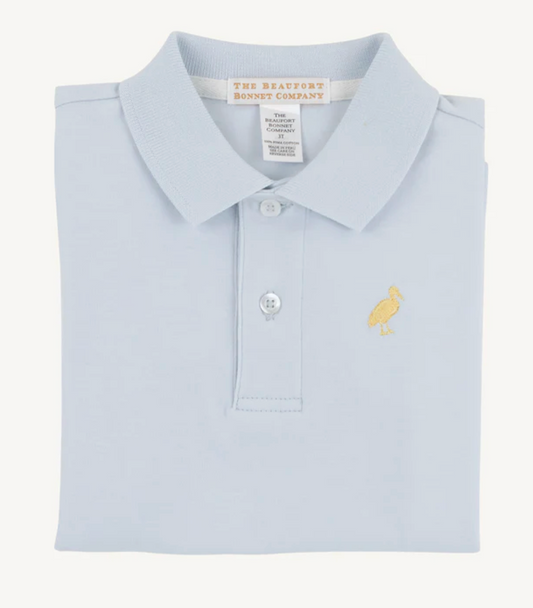 Prim and Proper Short Sleeve Polo - Buckhead Blue
