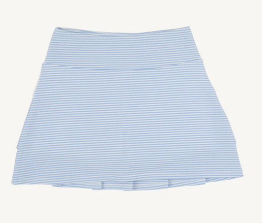 Prepletic Cindy skort- seersucker beale street blue