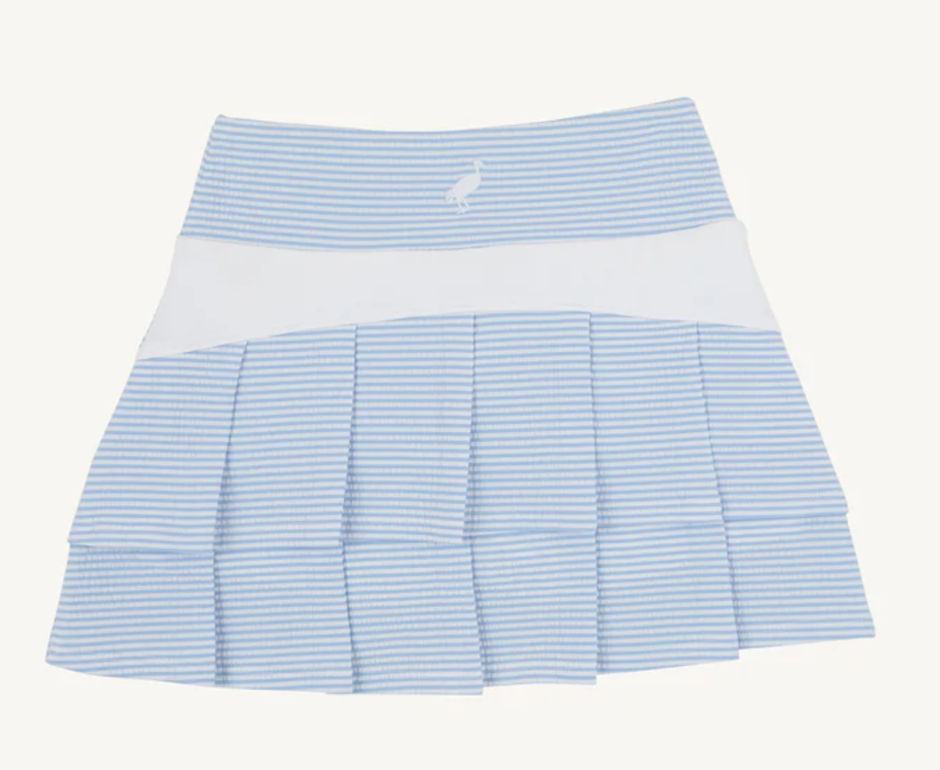 Prepletic Cindy skort- seersucker beale street blue