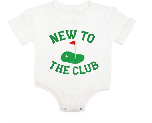New to the Club Patch Romper