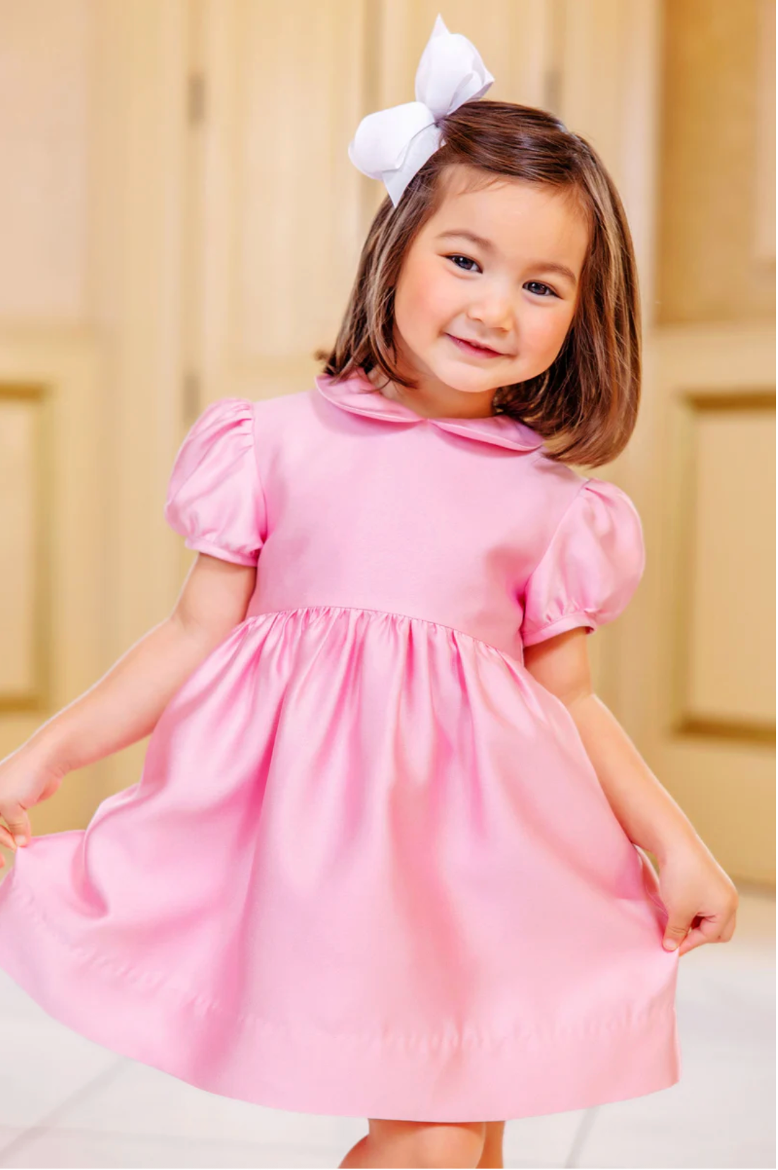 Grandccasion Cindy Lou Sash Dress - Pier Party Pink