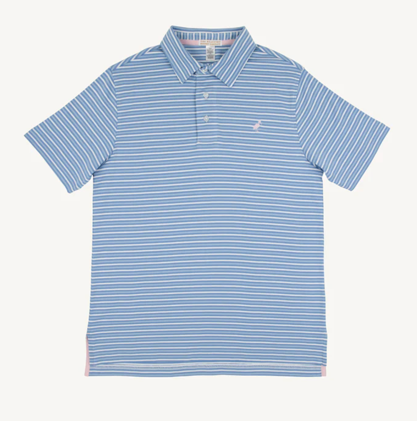 Prim & Proper Polo Short Sleeve Onesie - Sumner County Stripe