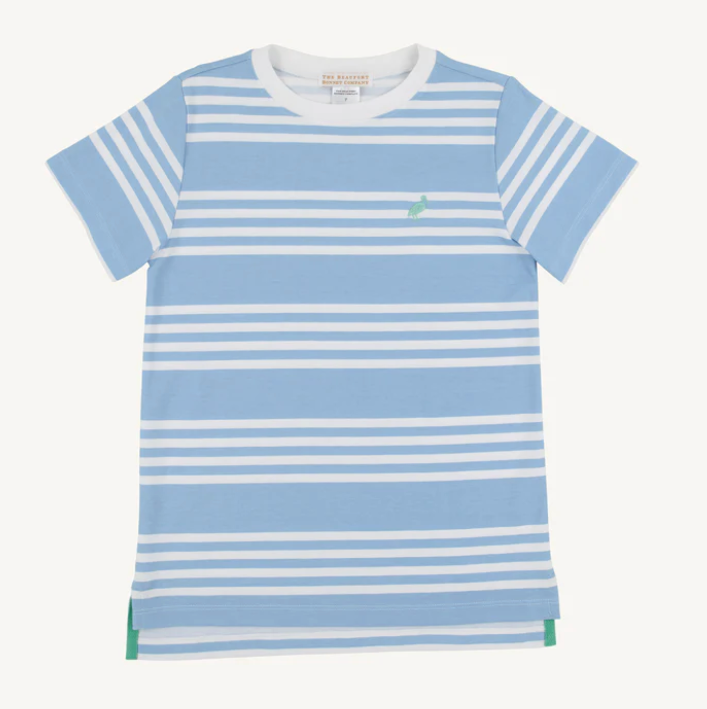 Carter Crewneck - Saddle Ridge Stripe in Sarasota Sky