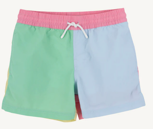Country Club Colorblock Swim Trunk