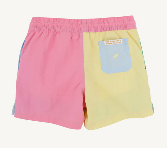 Country Club Colorblock Swim Trunk