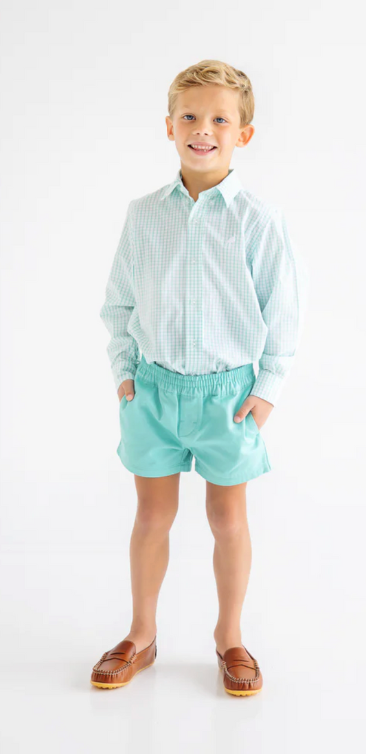 Dean's List Dress Shirt- Turks Teal