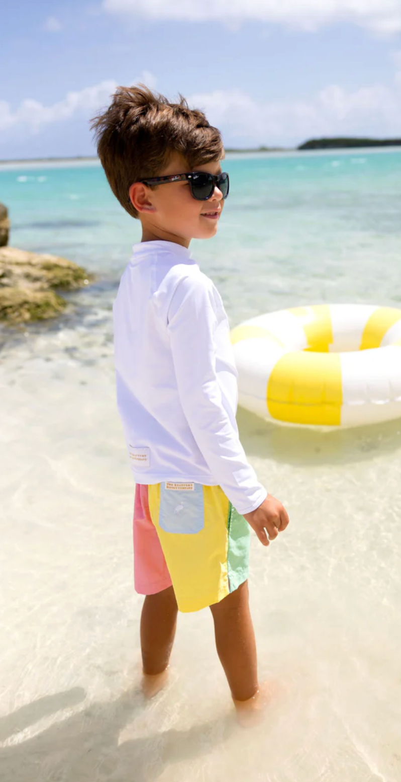 Walker's Wave Swim Shirt - White
