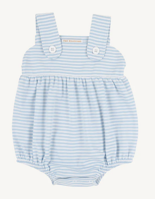 Bingham Bubble Romper - Beale Street Blue Striped