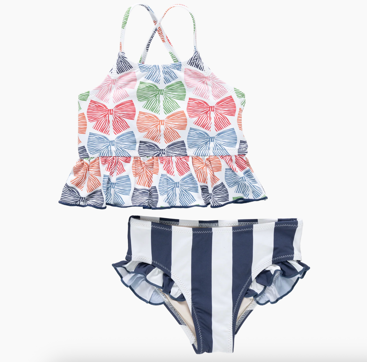 Girls joy tankini- multi bows