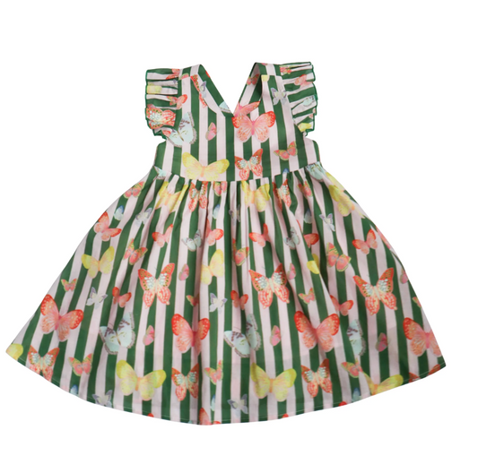 Josie Dress Butterfly Green