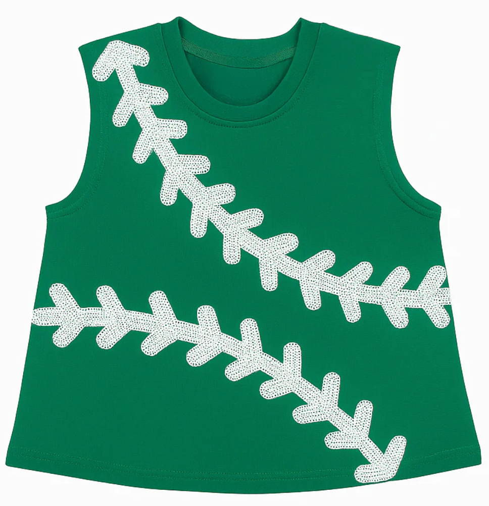 Baseball Green Tank