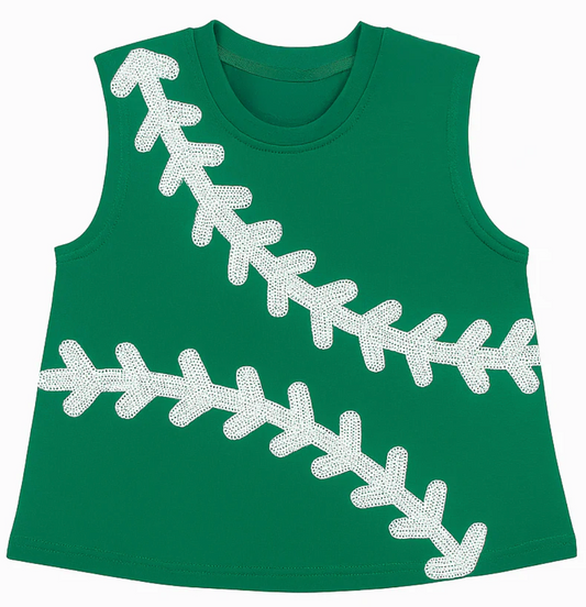 Baseball Green Tank
