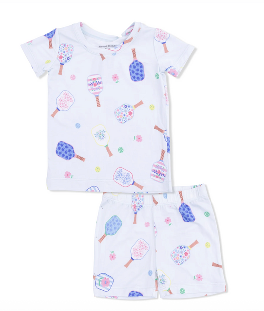 Floral Pickleball Loungewear Short Set