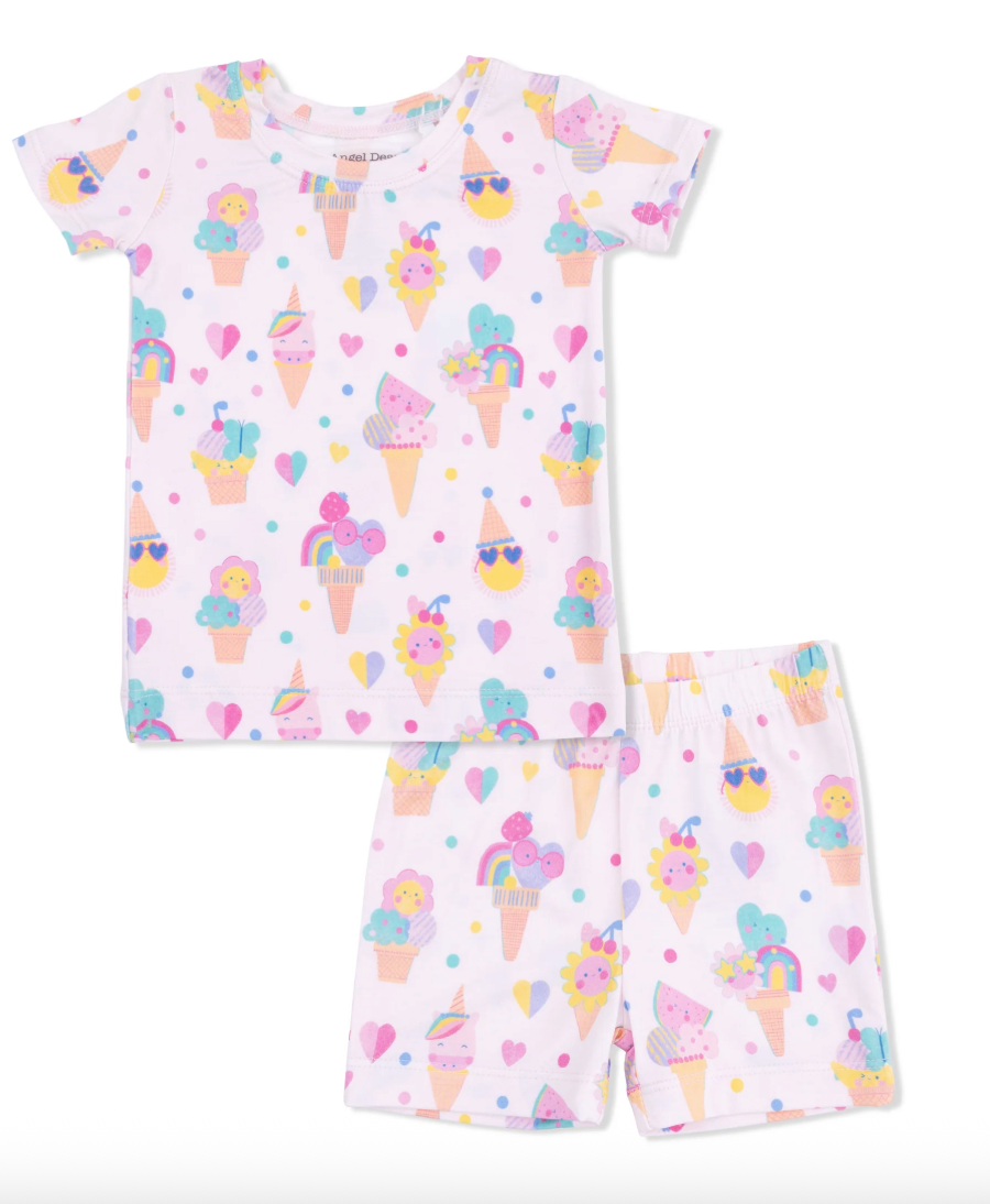 Ice Cream Fun Crew Loungewear Short Set