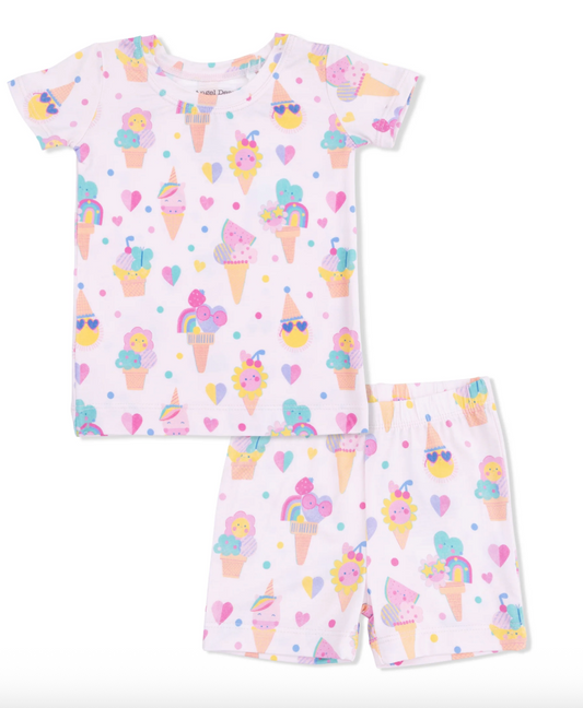Ice Cream Fun Crew Loungewear Short Set
