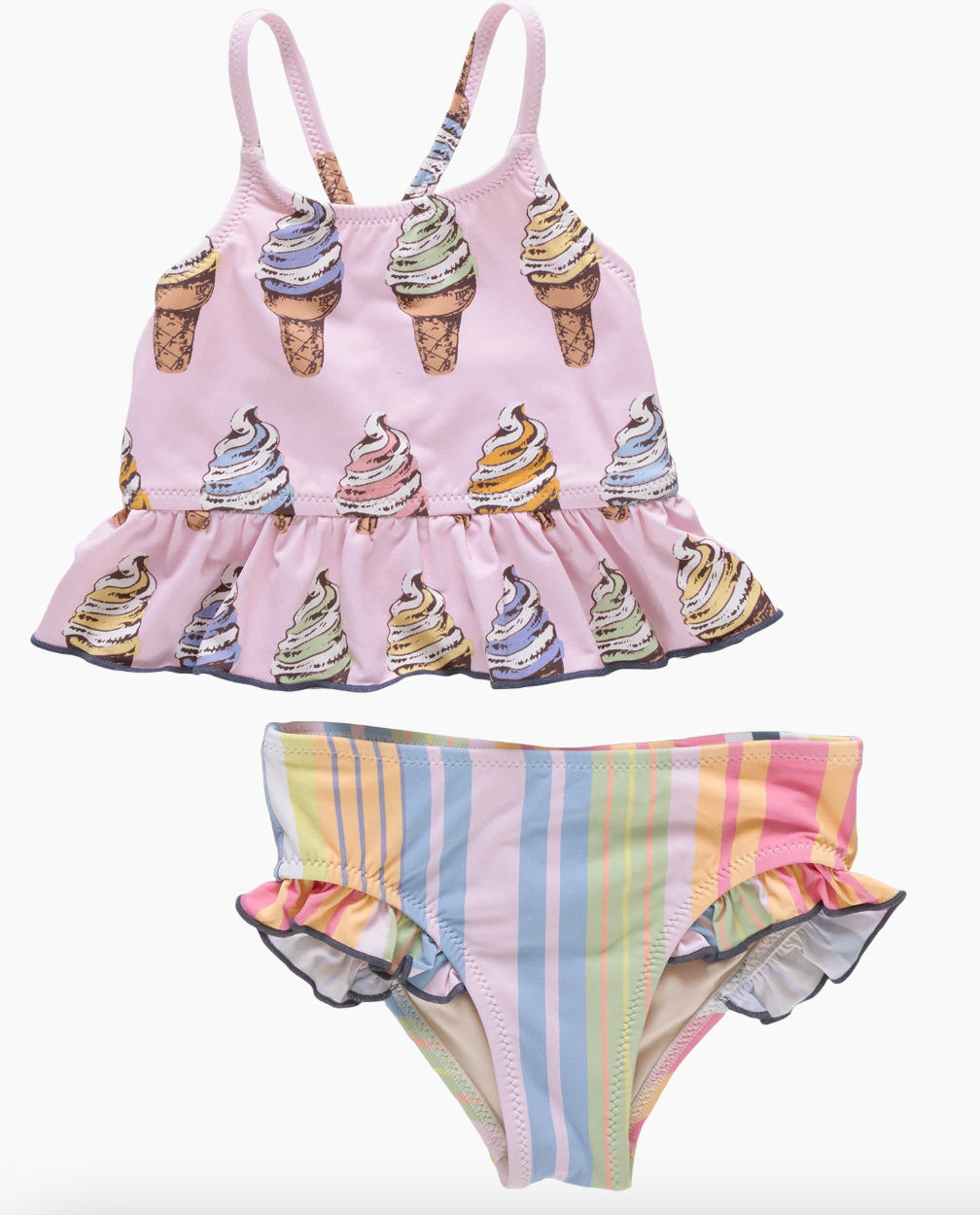 Joy Tankini Pink Soft Serve Swimsuit