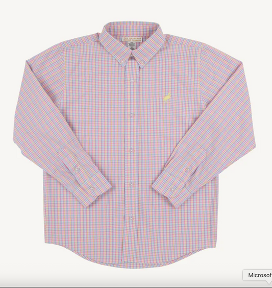 Dean's List Shirt - Woodstock Park Plaid