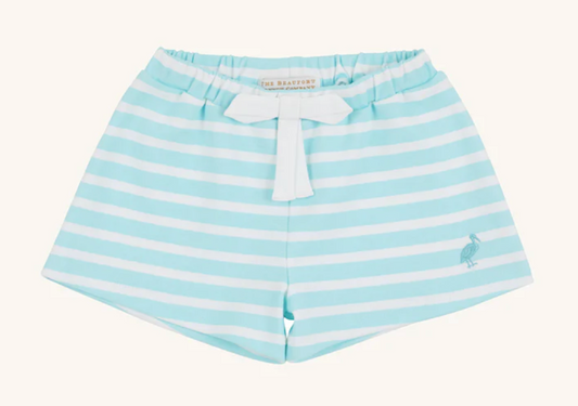 Shipley Shorts - Edisto Egg Blue and White Stripe