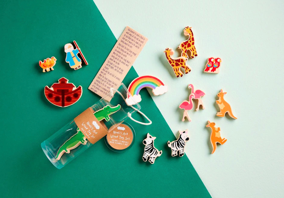 Noah's Ark Wood Toy Set