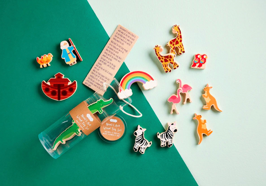 Noah's Ark Wood Toy Set