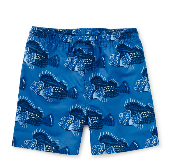 Mid-Length Swim Trunks- Scorpion Fish