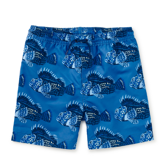 Mid-Length Swim Trunks- Scorpion Fish