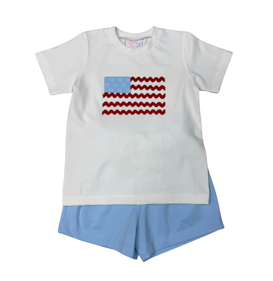 Ric Rac and stars short set
