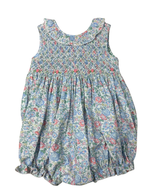 Briar Floral smocked bubble