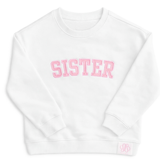 Sister sweatshirt- white