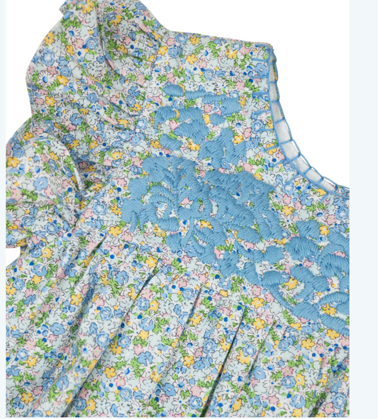 Sky Blue Floral Fiesta Bubble