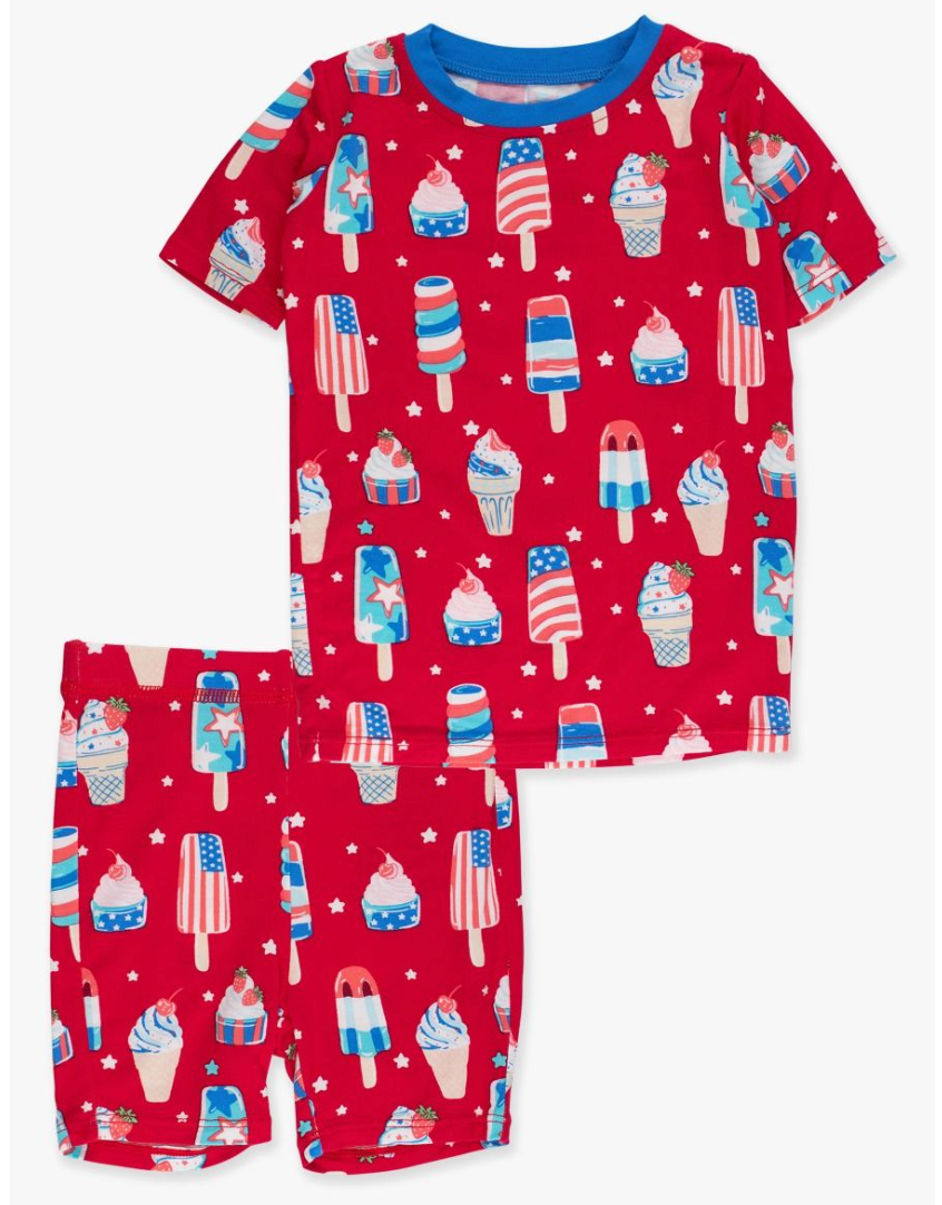 Stars and Scoops Short Sleeve Pajama Set
