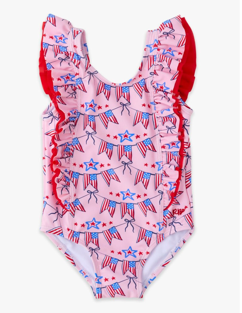 American Sweetheart Waterfall One Piece Swimsuit