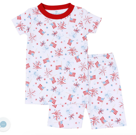 Sparkly Fourth Short Pajamas