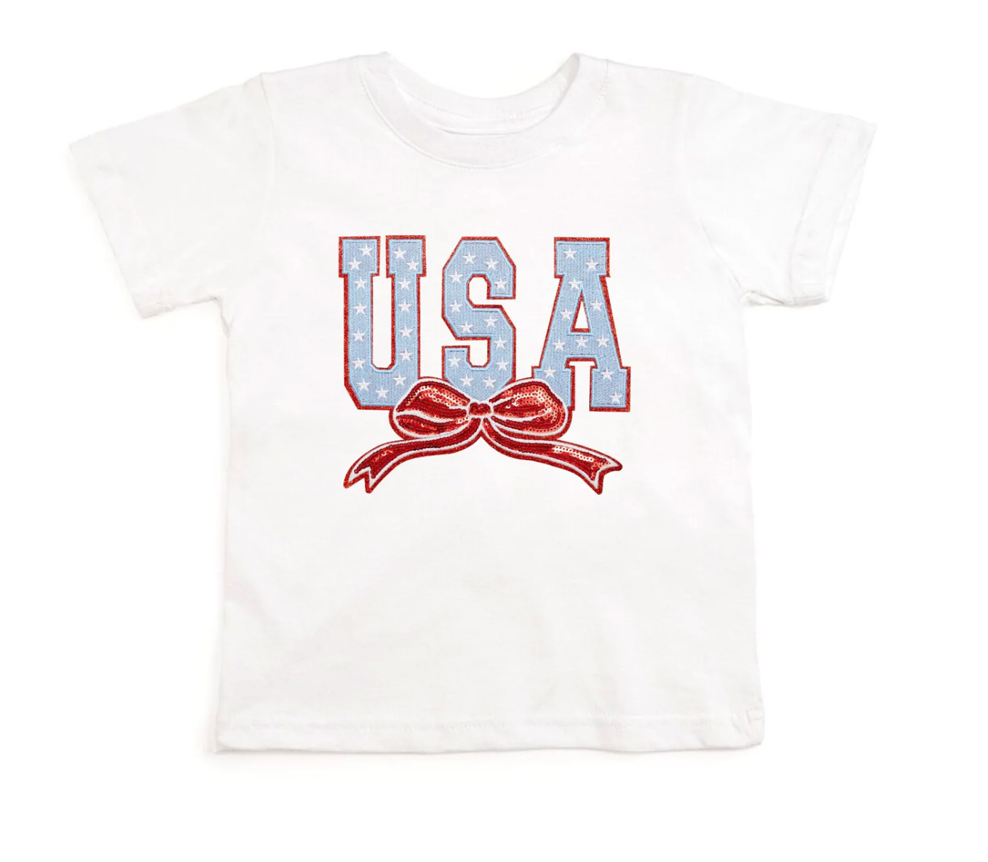 USA Stars & Bow Patch Short sleeve shirt