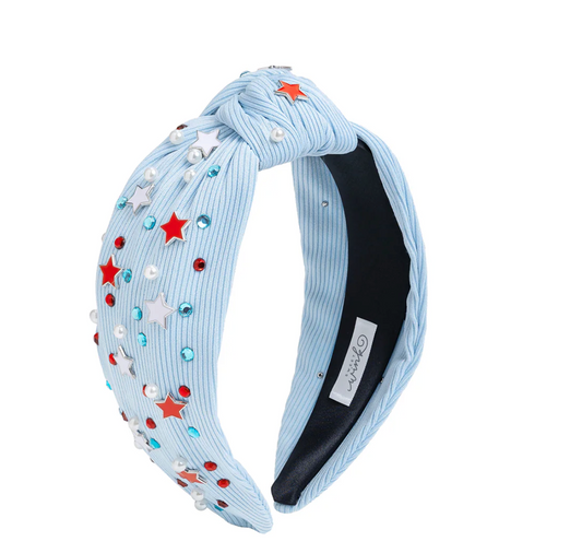 USA Stars Gemstone headband - small