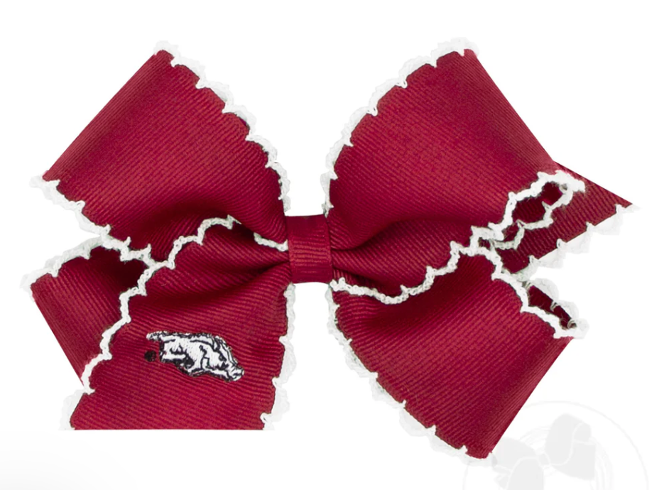 Med GG Arkansas Emb Moonstitch Bow