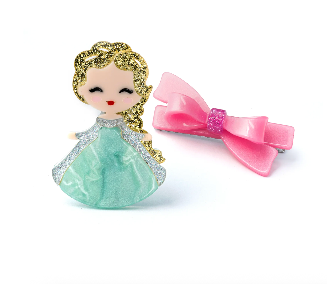 Cute Doll Gold Hair Clip