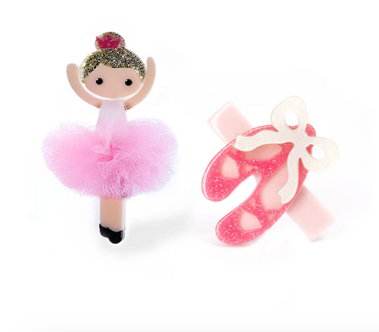 Ballerina PinkTutu/Ballet Slippers Hair Clip