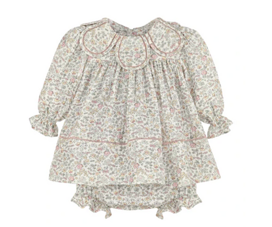 Whimsy Pink Floral Petal Dress