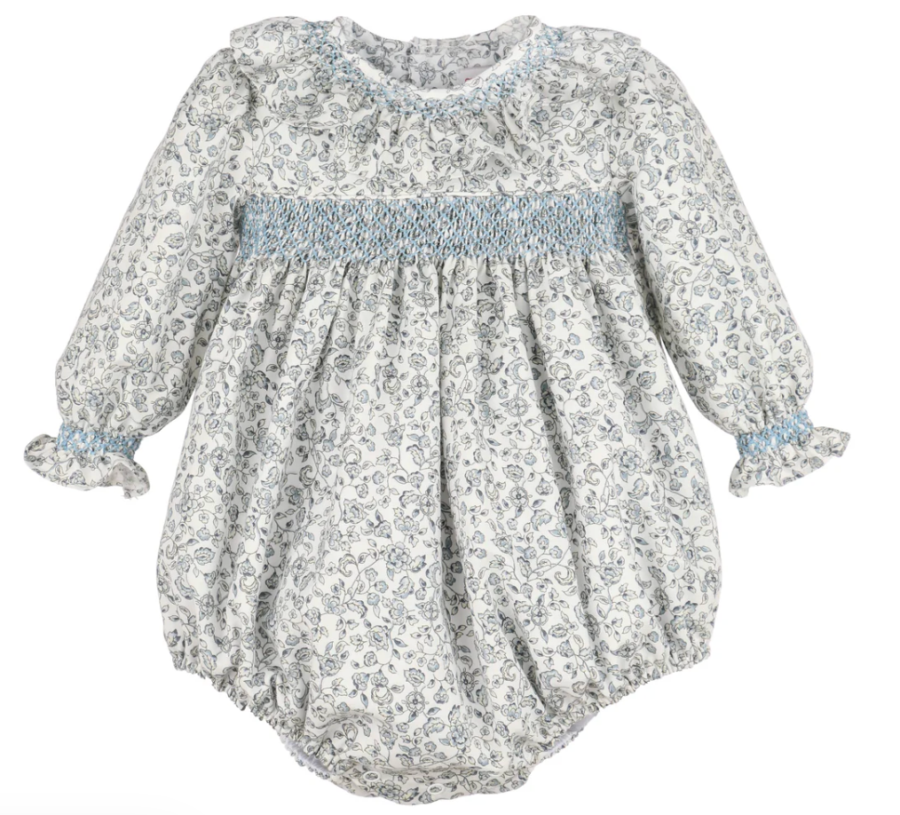 Heriloom Floral Bubble Blue