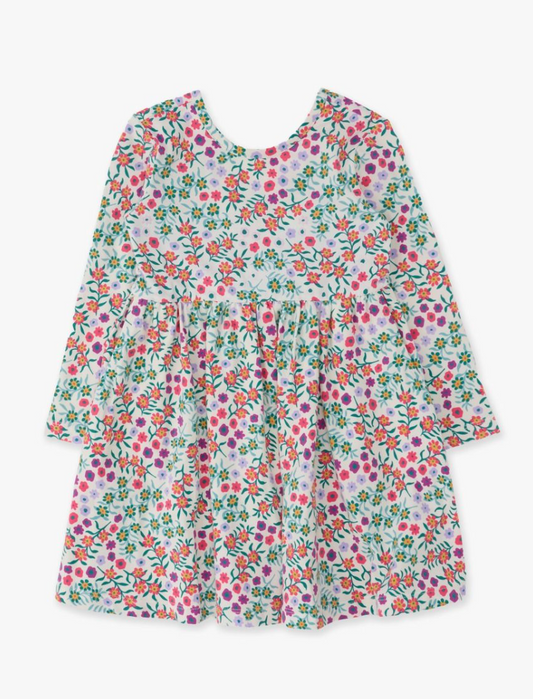 Wildflower Meadow LS Twirl Dress