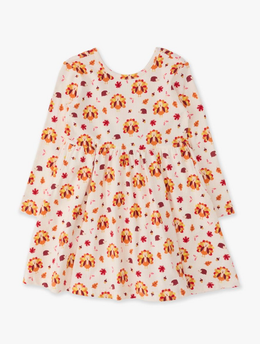 Gobble Gobble LS Twirl Dress