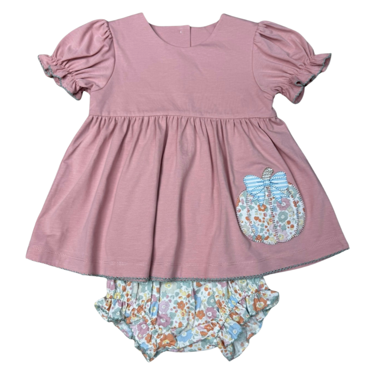 Piper Pumpkin Bloomer Set