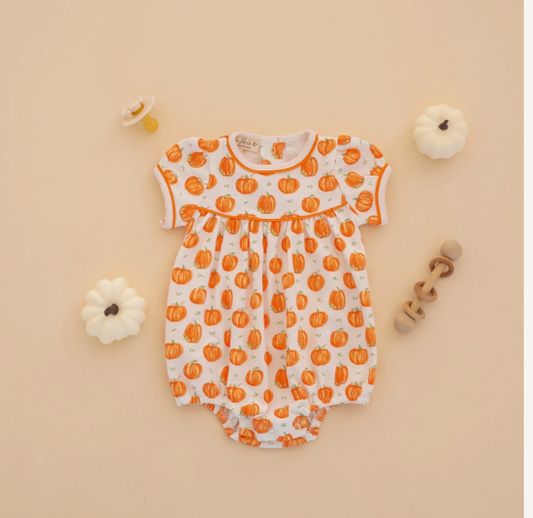 Pumpkin Grove Short Sleeve Girl Bubble